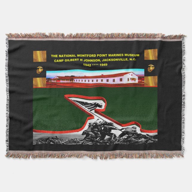 Manta INFANTES DE MARINA combinados del PUNTO del MUSEO (Anverso)