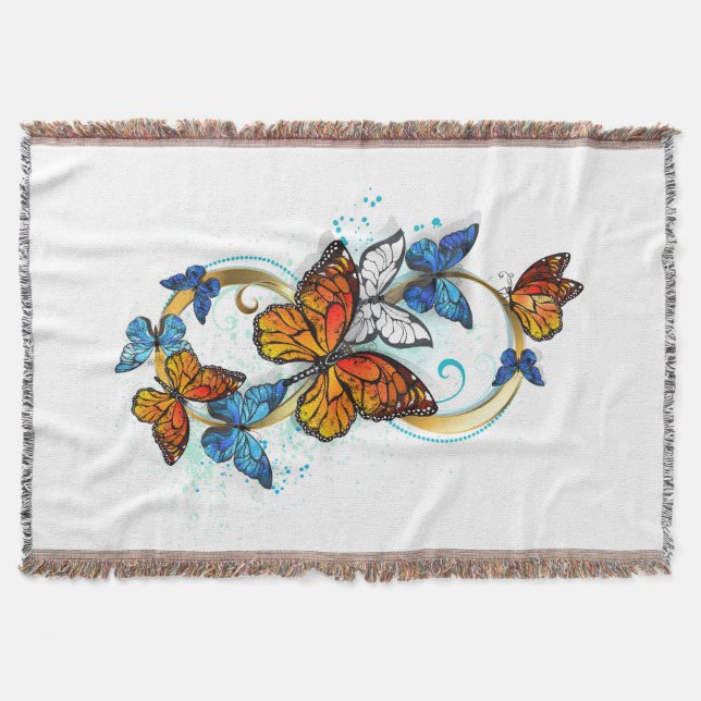 Manta Infinidad de Mariposas Monarca (Anverso)
