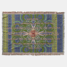 Manta Infinite - Green Abstract by Alexandra Cook