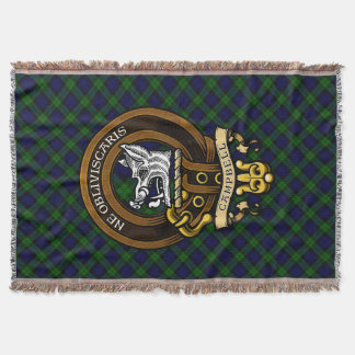 Manta Insignia Campbell del clan escocés y Escudo