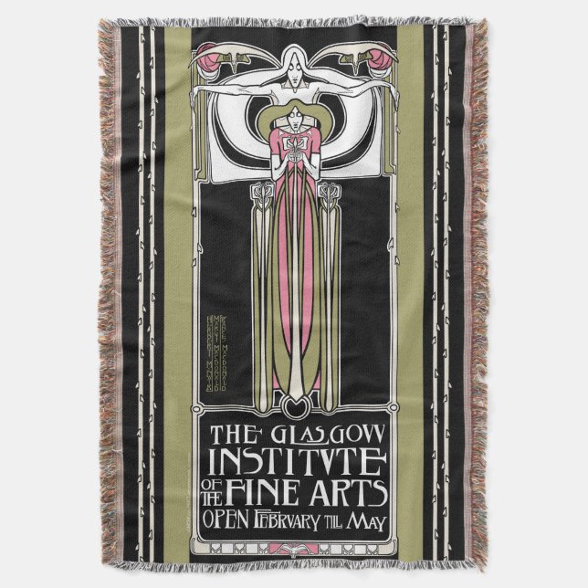 Manta Instituto de Glasgow del poster de los Bellos (Frente vertical)