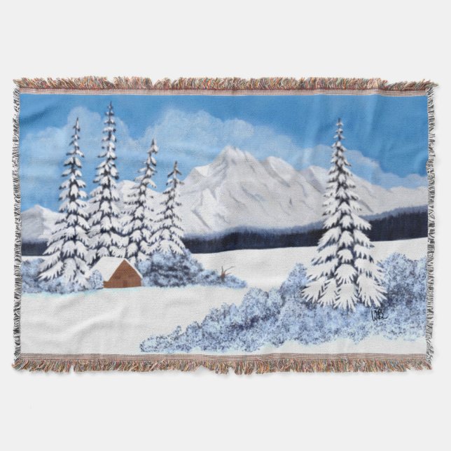 Manta Invierno Nevado Medio (Anverso)