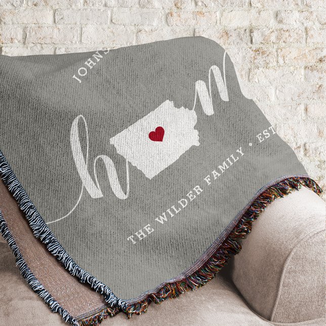 Manta Iowa Hogar Personalizado Estado de Origen (Subido por el creador)