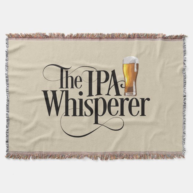 Manta IPA Whisperer Throw Blanket (Anverso)