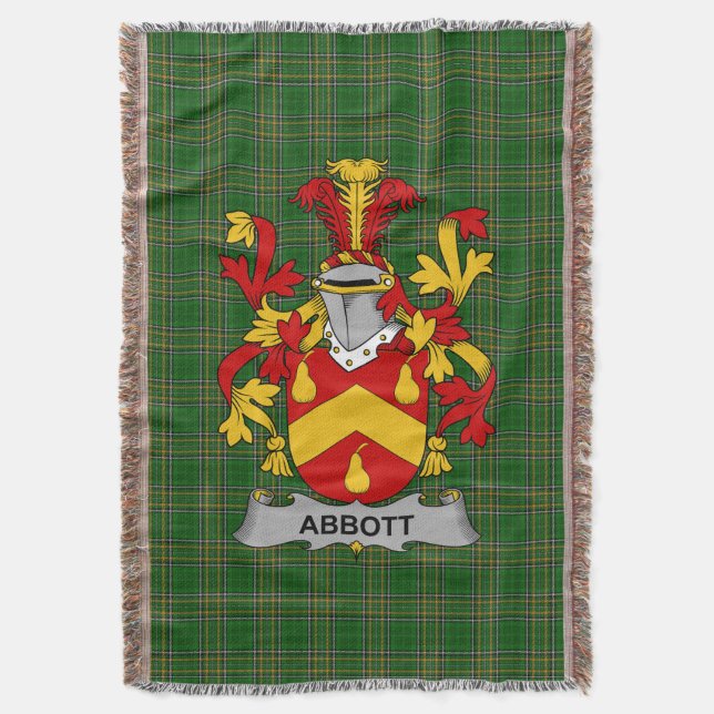 Manta Irlanda: El escudo de armas de Abbott Crest Irland (Frente vertical)