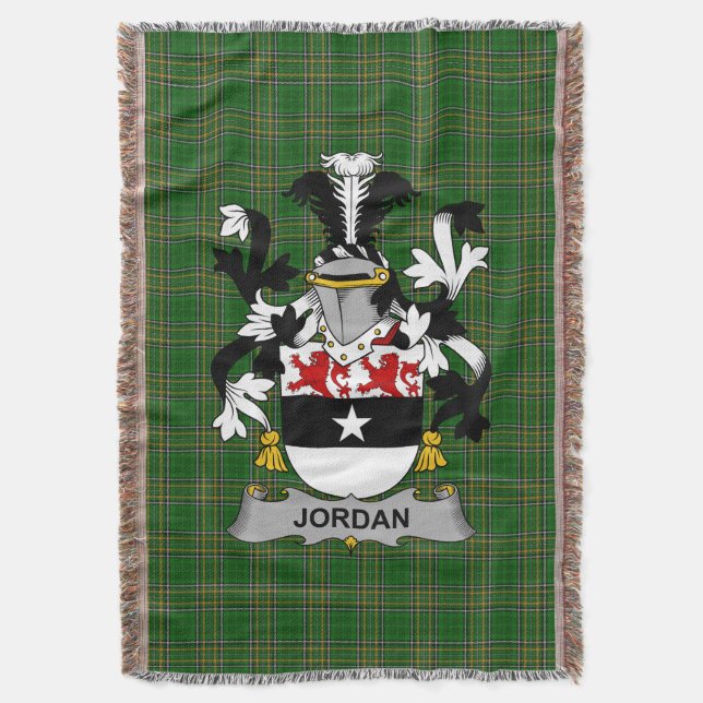 Manta Irlanda: El escudo de armas de la Jordania irlande (Frente vertical)