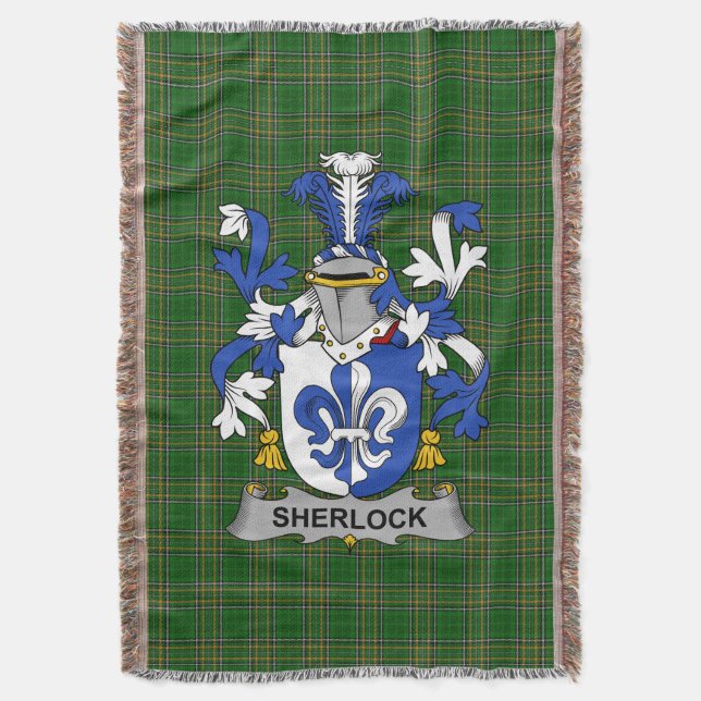 Manta Irlanda: Escudo de armas de Sherlock (Frente vertical)