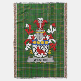 Manta Irlanda Weston Coat of Arms Family Crest Irlanda