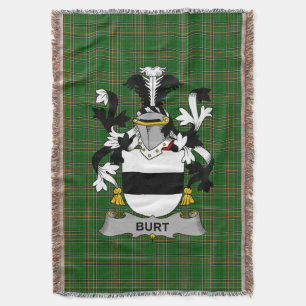 Manta Irlandés Burt o birt Coat of Arms Crest Irel
