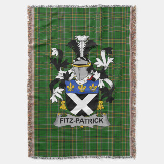 Manta Irlandés Fitz-Patrick Escudo familiar Crest Irel