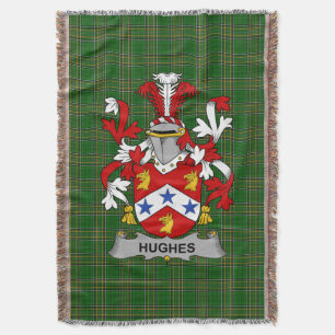 Manta Irlandés Hughes Escudo de armas Crest Irlanda