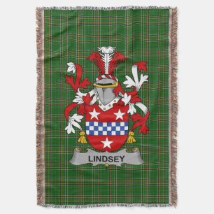 Manta Irlandés Lindsey Escudo de Armas Crest Irlanda