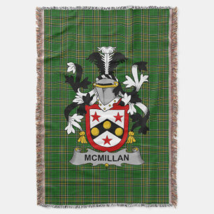 Manta Irlandés McMillan Escudo de armas familia Crest Ir