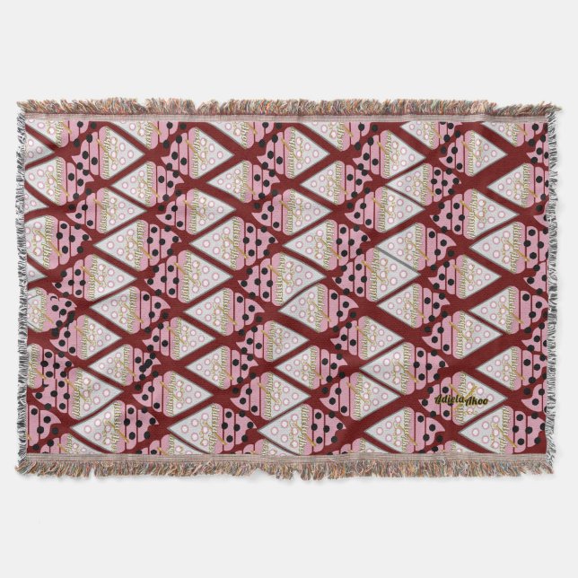 Manta Irresistible Crema De Hielo Rocia Berry Decorativo (Anverso)