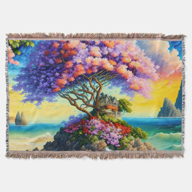 Manta Isla escondida en el océano (Anverso)