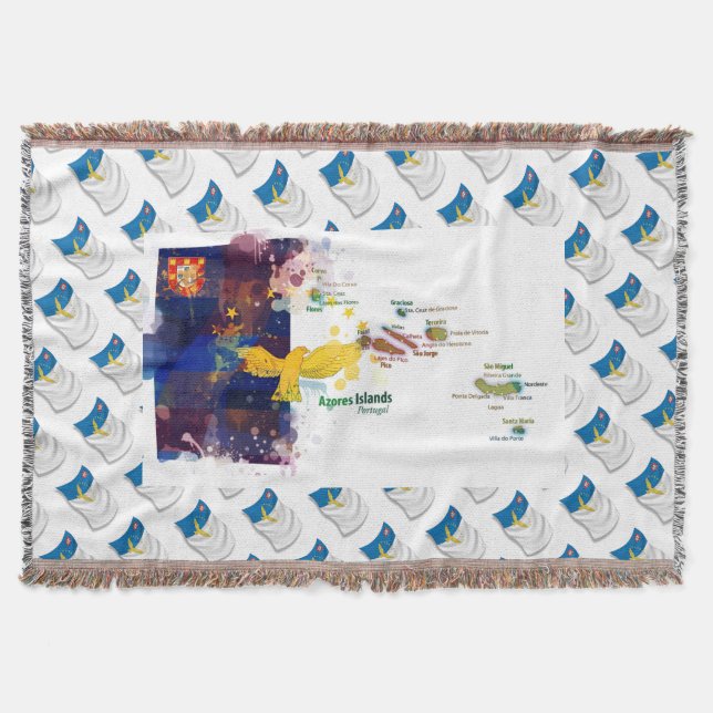 Manta Islas Azores, Portugal (Anverso)