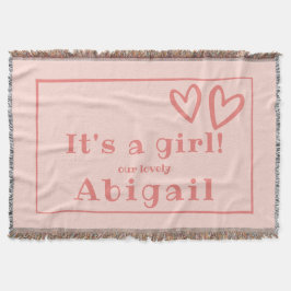 Manta It's a Girl, Pink, New family member