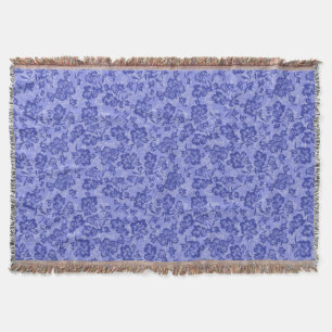 Manta Iwalani Vintage Hawaiano Lilac Floral
