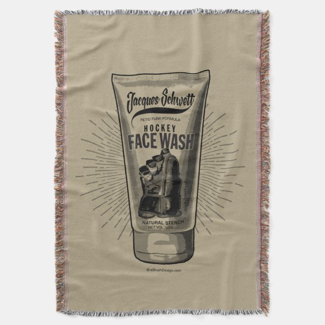 Manta Jacques Schwett Hockey Face Wash (Frente vertical)