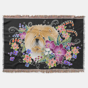 Manta JARDÍN DANCE CHOW - Funda de lanzamiento tejida