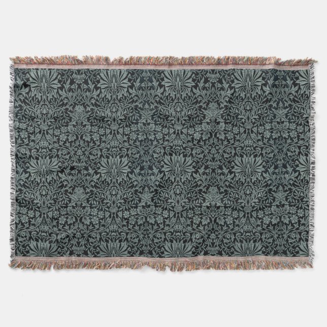 Manta Jardín de flores de William Morris (Anverso)