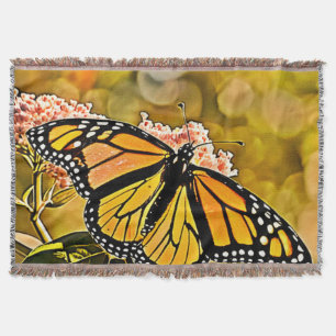 Manta Jardín de Mariposas Monarca Arte