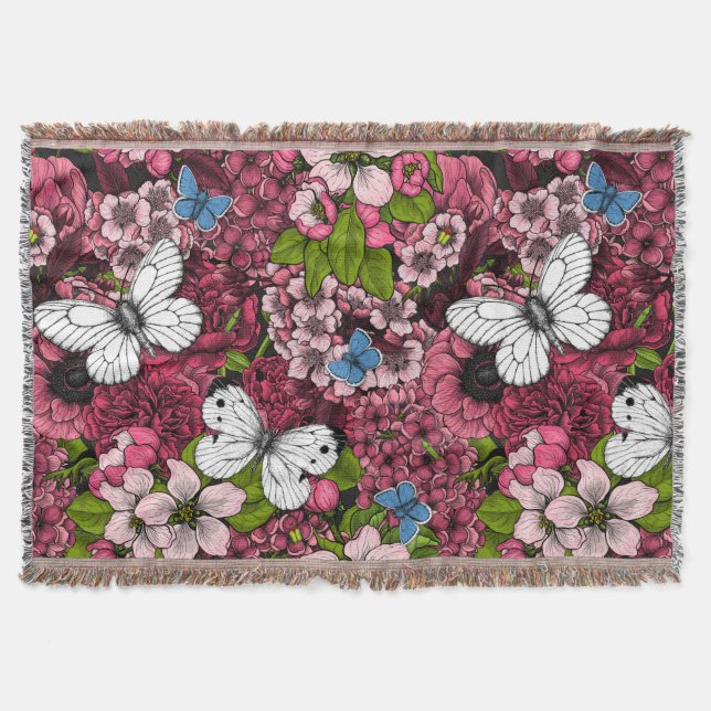 Manta Jardín de primavera (Anverso)