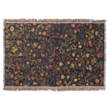 Jardín floral exótico de medianoche