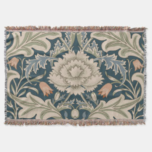 Manta Jardín Floral William Morris Severn Flor Classic