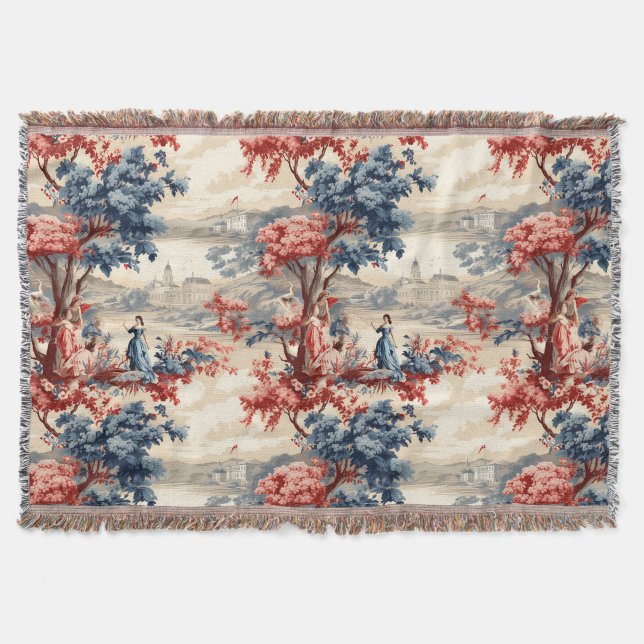 Manta Jardín Toile Americana  (Anverso)