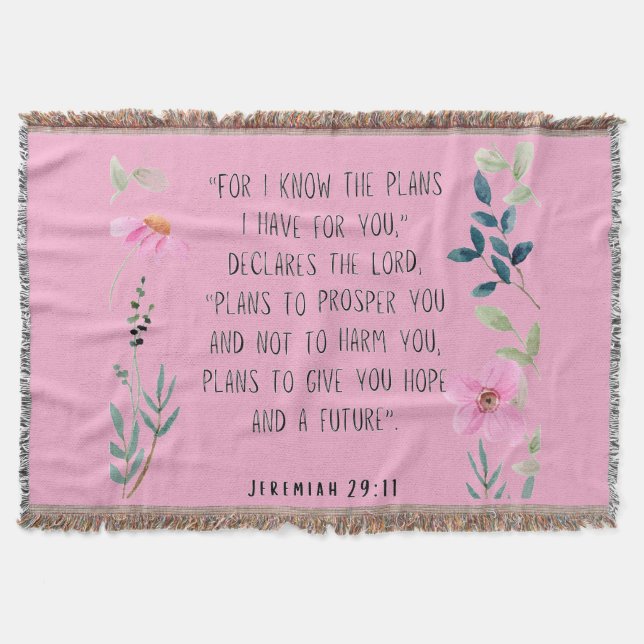 Manta Jeremiah 29:11  (Anverso)