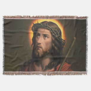Manta Jesucristo con corona de ánimos