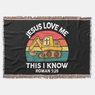 Manta Jesús Me Ama Esto Lo Conozco Excavador Cristiano