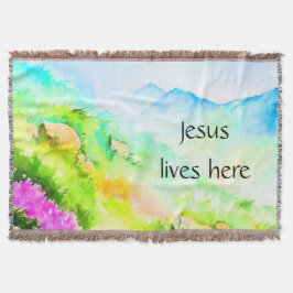 Manta Jesús vive aquí