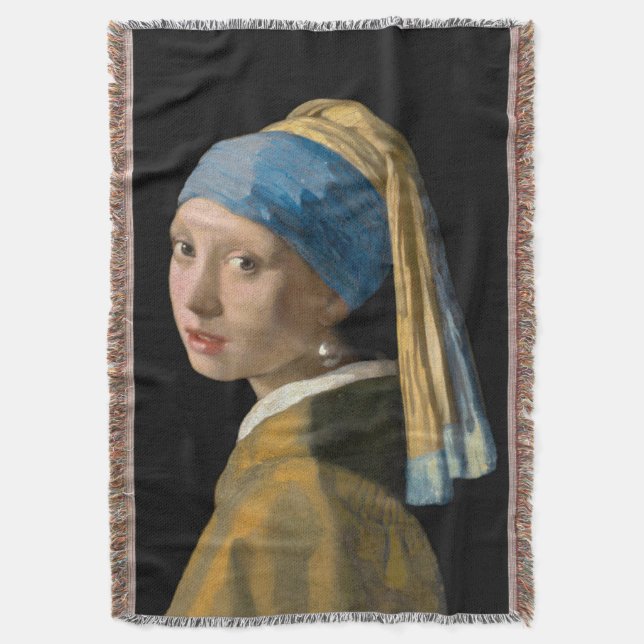 Manta Johannes Vermeer, Chica de Pearl Earring (Frente vertical)