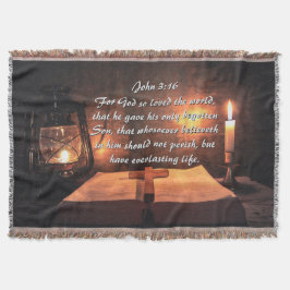 Manta John 3:16 Dios amó tanto el mundo, linterna