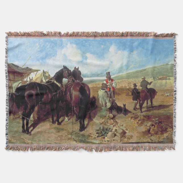 Manta John Frederick Herring Otoño 1846 (Anverso)