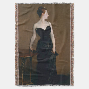 Manta John Singer Sargent Madame X Classic Retrato