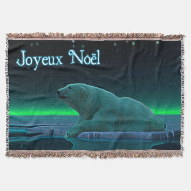Manta Joyeux Noё l - Oso Polar del borde del hielo (Anverso)