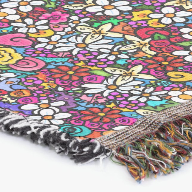 Manta Joyful Garden Groovy (Esquina)