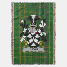 Manta Juez irlandés Coat of Arms Family Crest Irlanda