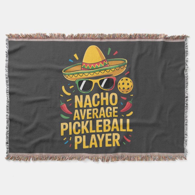 Manta Jugador de Pickleball No Promedio (Anverso)