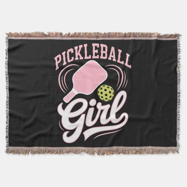 Manta Jugadora de Pickleball Chica (Anverso)