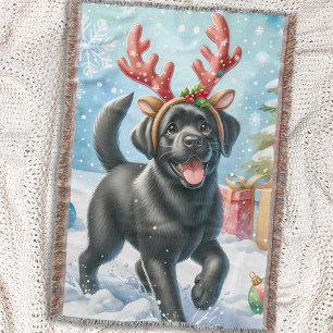 Manta Jugadores Labrador Recuperadores Perros Navidades