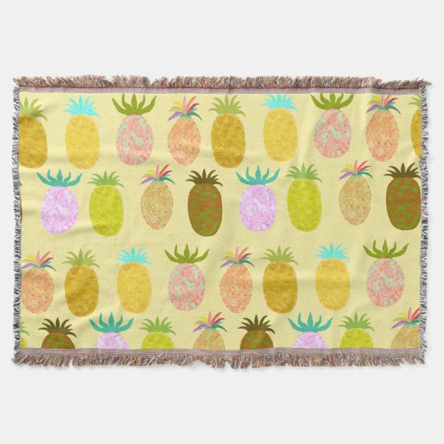 Manta Juicy Pineapple Pattern (Anverso)