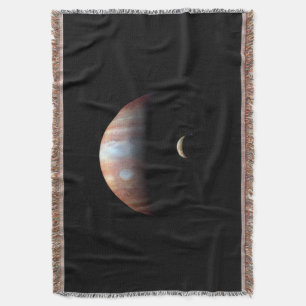Manta Júpiter Planeta Gigante Gaseoso y Io Luna Galilean