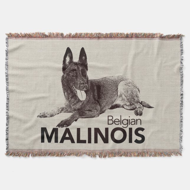 Manta k9 unidad - Malinois - pastor belga - Mechelaar (Anverso)