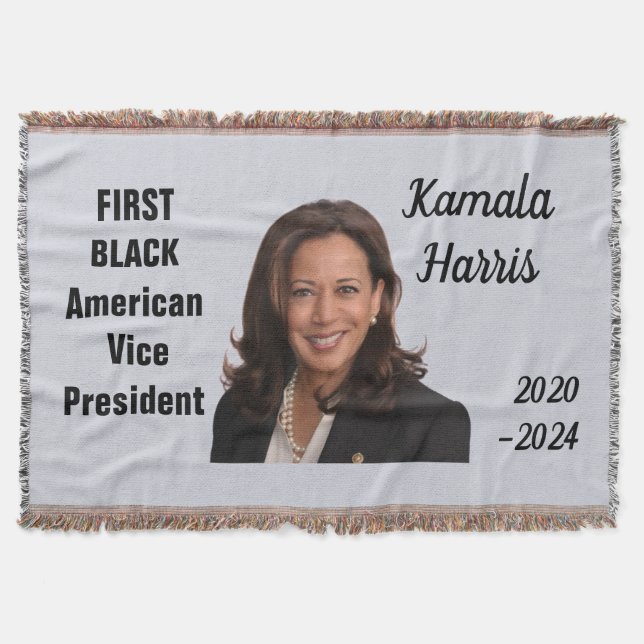Manta KAMALA HARRIS Throw Blanket (Anverso)
