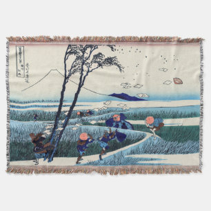 Manta Katsushika Hokusai - Ejiri en la provincia de Suru