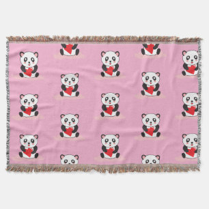Manta Kawaii Panda Plush Blanket para niños